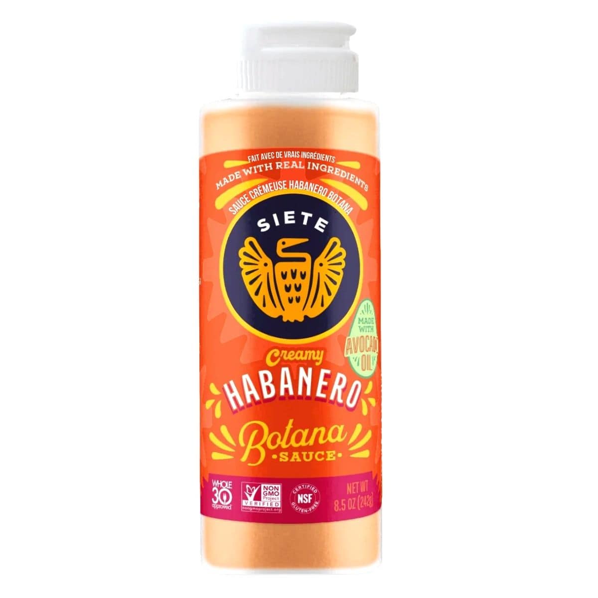 Siete Botana Sauce Habanero, 242g