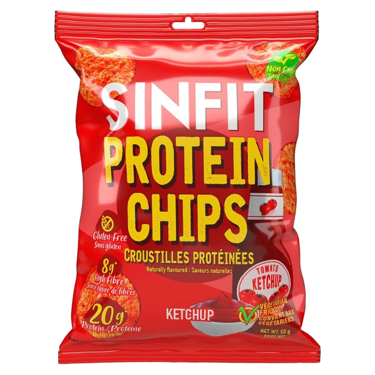 SINFIT Protein Chips Ketchup, 50g