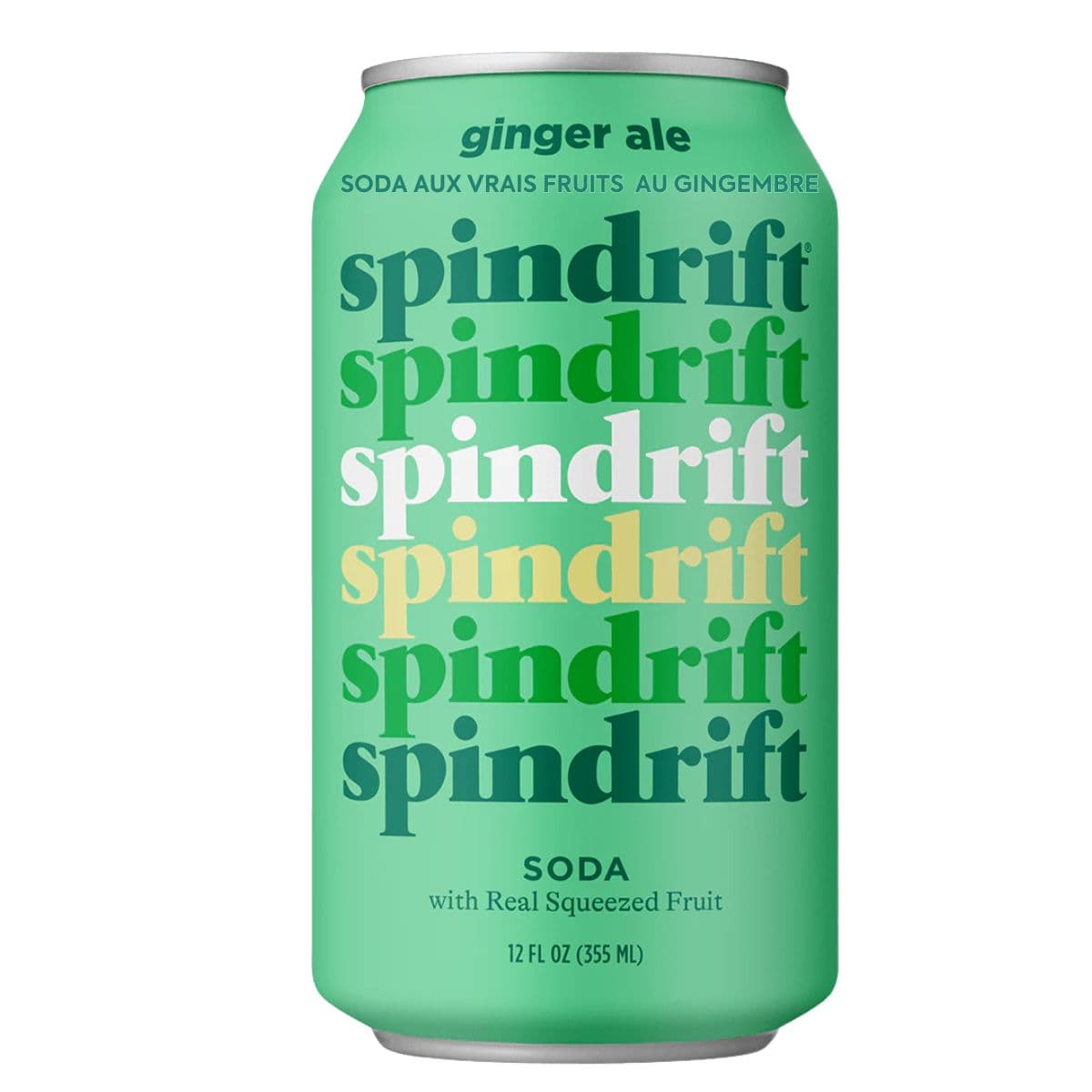 Spindrift Soda Ginger Ale, 355ml