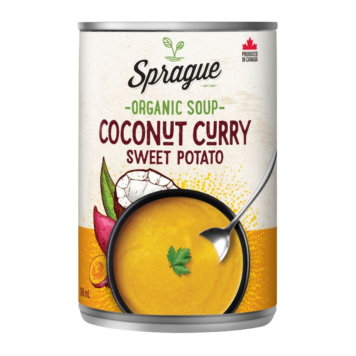 Sprague Organic Sweet Potato Coconut Curry Soup, 398ml