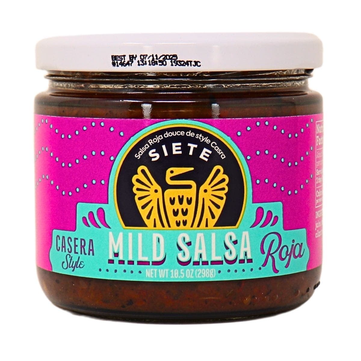 Siete Casera-Style Mild Salsa Roja, 298g