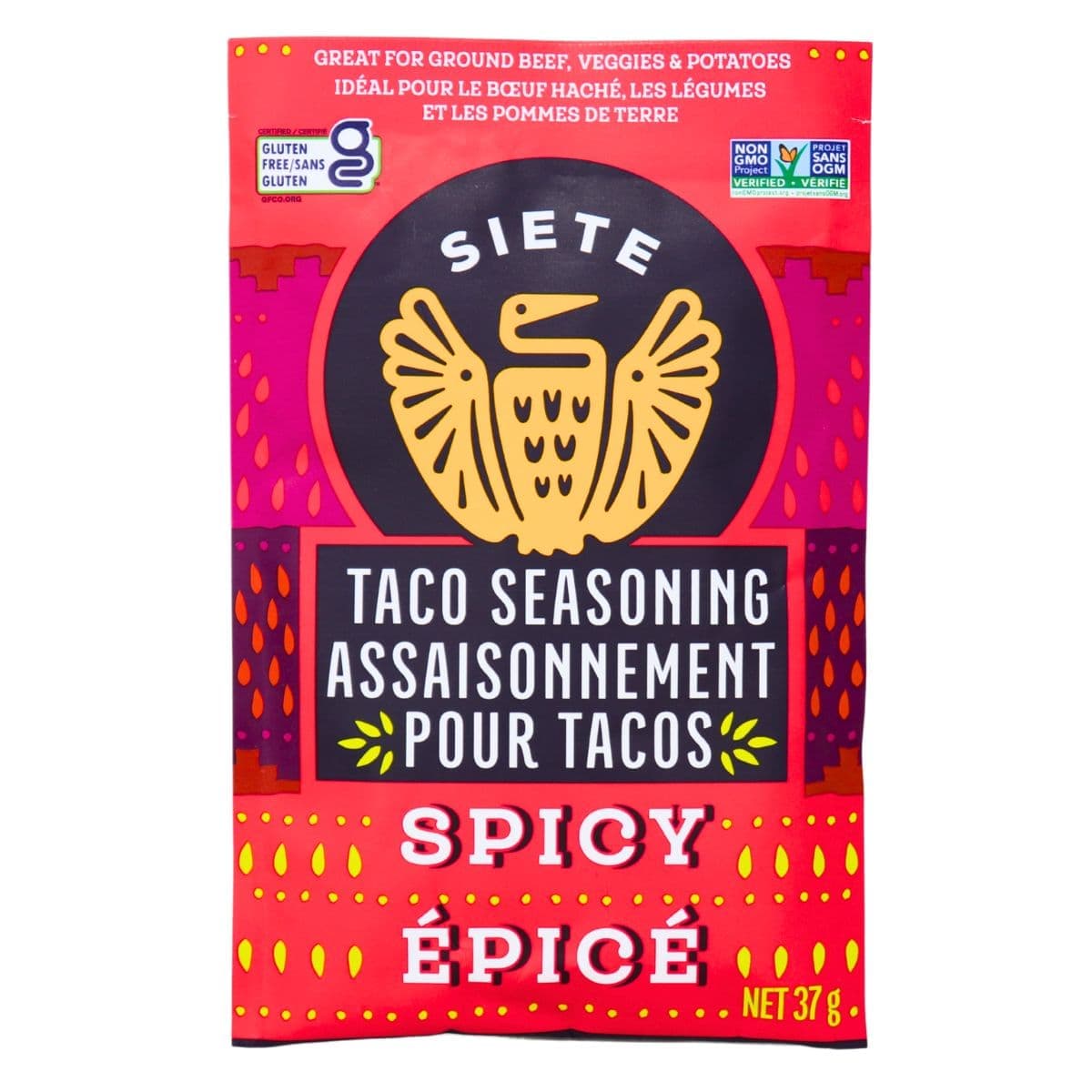 Siete Taco Seasoning Spicy, 37g
