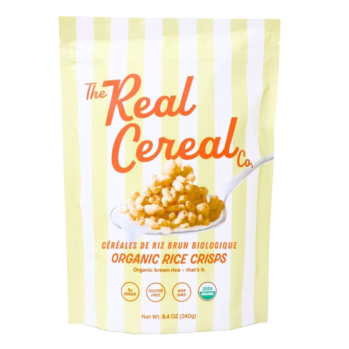 The Real Cereal Co. Organic Brown Rice Crisps, 240g