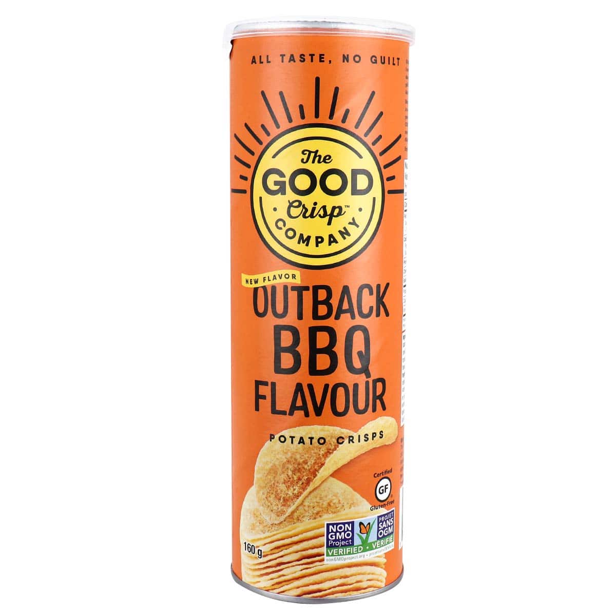 The Good Crisp Company Outback BBQ Flavour Potato Crisps, 160g