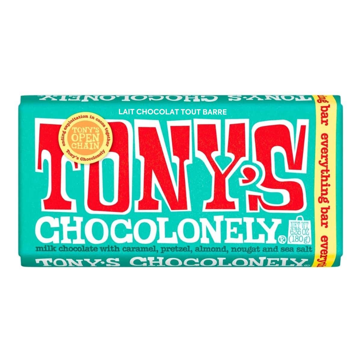 Tony’s Chocolonely Milk Chocolate Everything, 180g