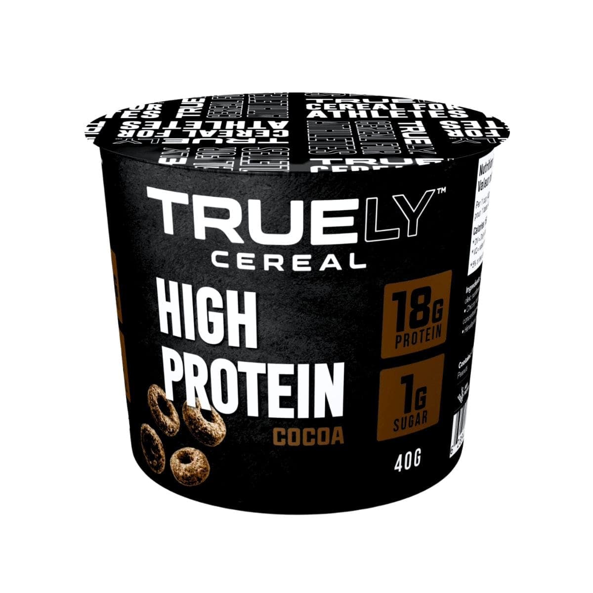 Truely Protein Cereal Cups Cocoa, 40g