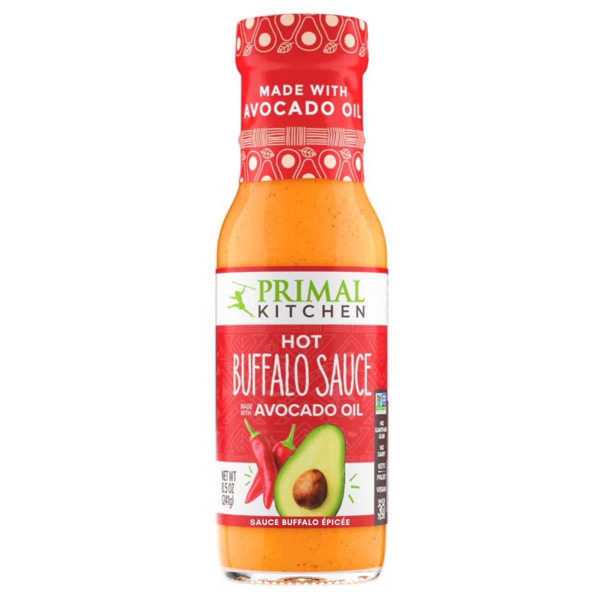 Primal Kitchen Hot Buffalo Sauce, 241g