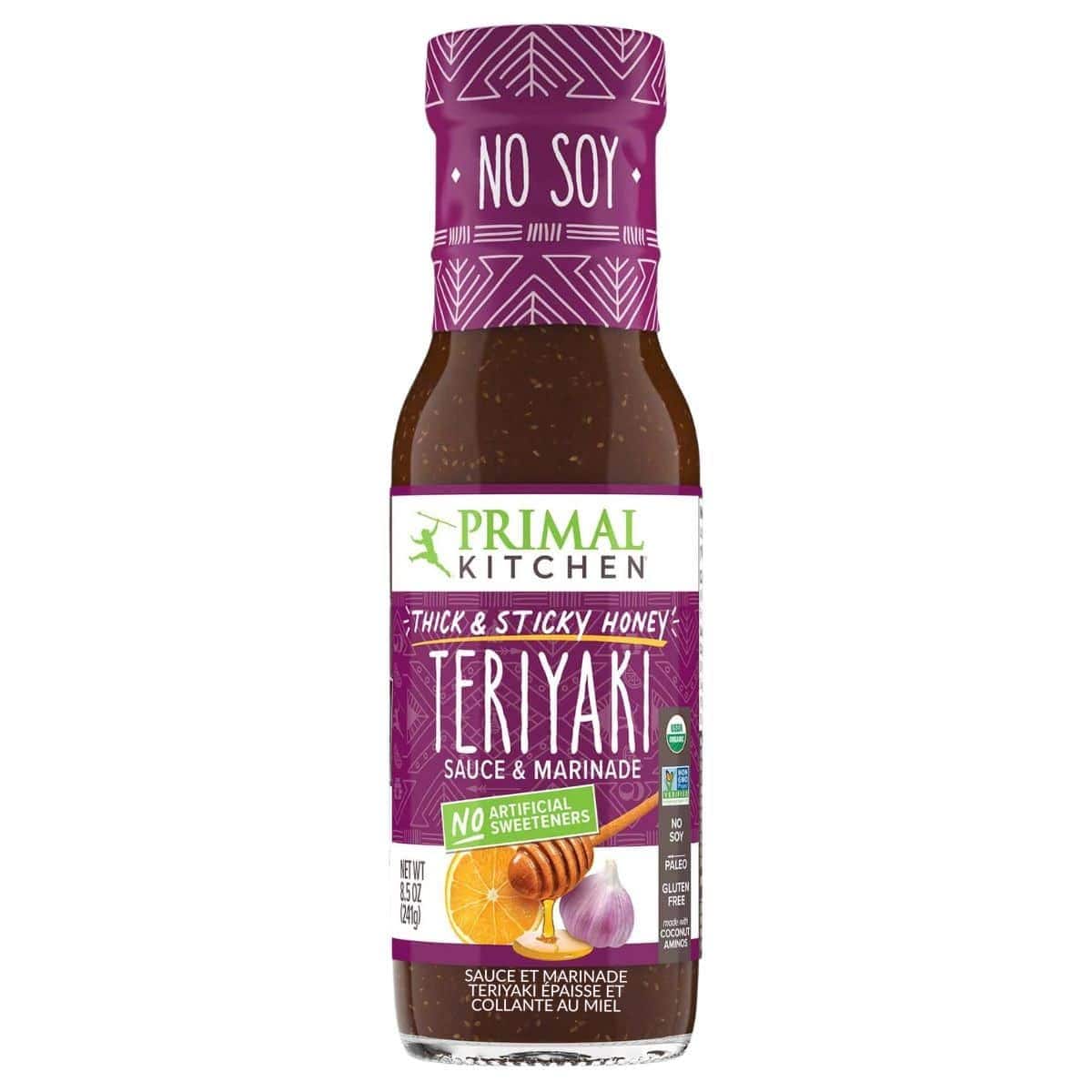 Primal Kitchen Thick &amp; Sticky Honey Teriyaki Sauce &amp; Marinade, 241g