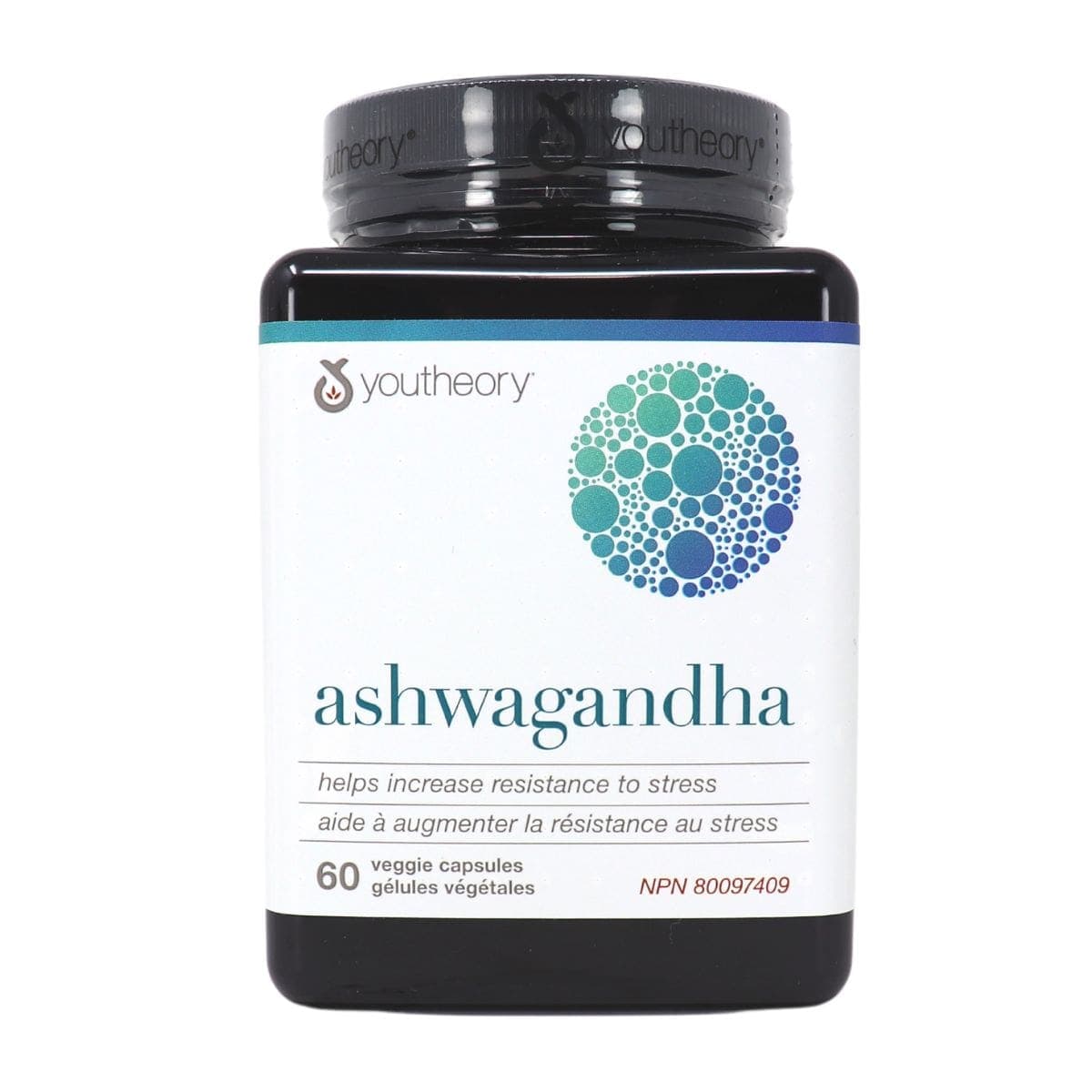 Youtheory Ashwagandha, 60 Veggie Capsules