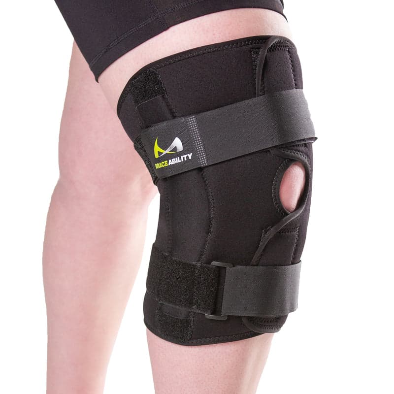 Plus Size Bariatric Hinged Knee Brace | 9X Largest Patellar Wrap for Extra Large Thighs & Bigger Legs - 9XL