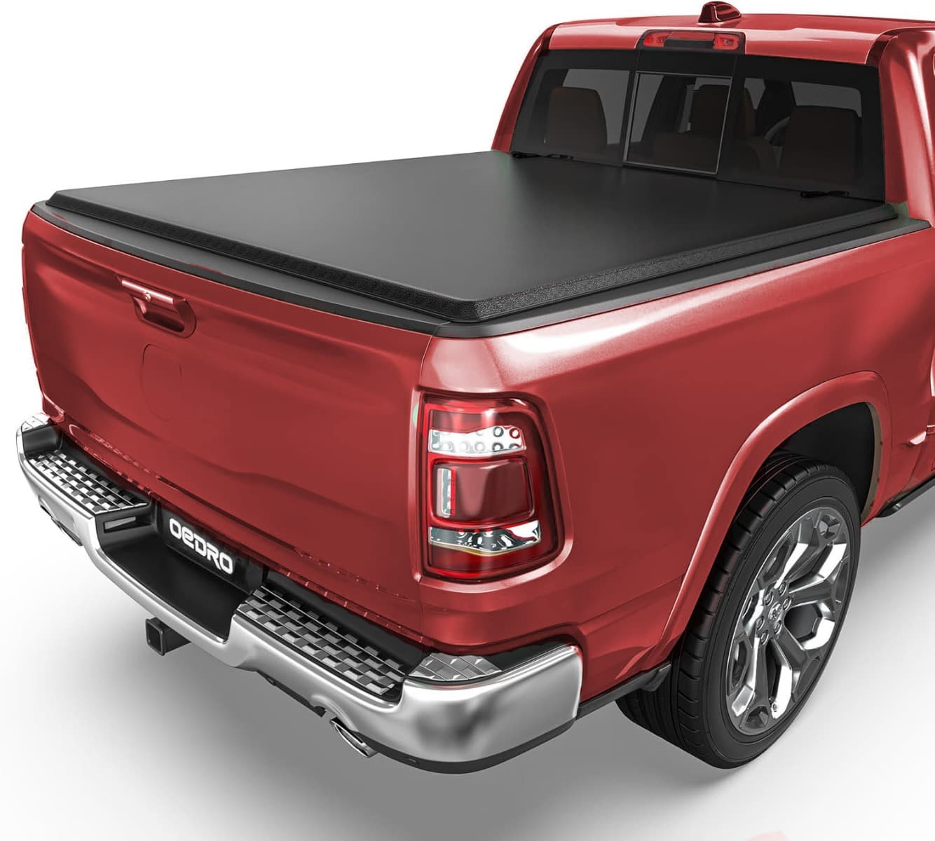 5.6FT Soft Roll-Up Truck Bed Cover Fits for Dodge Ram 1500 Classic 2009-2024 (Excl. New Body) 5'7" (67") Bed W/O Ram Box