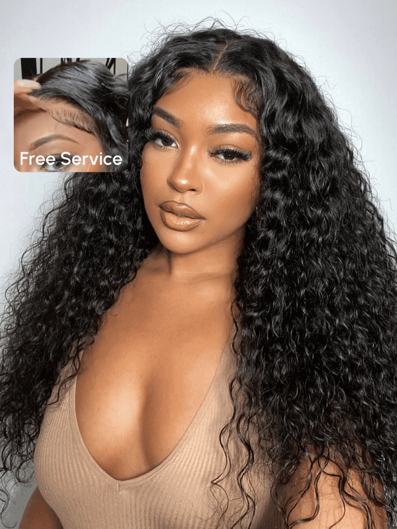 [FB] UNice Bye-Bye Knots™ Wig 7x5 Quick Glueless & HD Lace With Free Baby Hair Service Wet & Wavy Water Wave Invisible Knots Wig