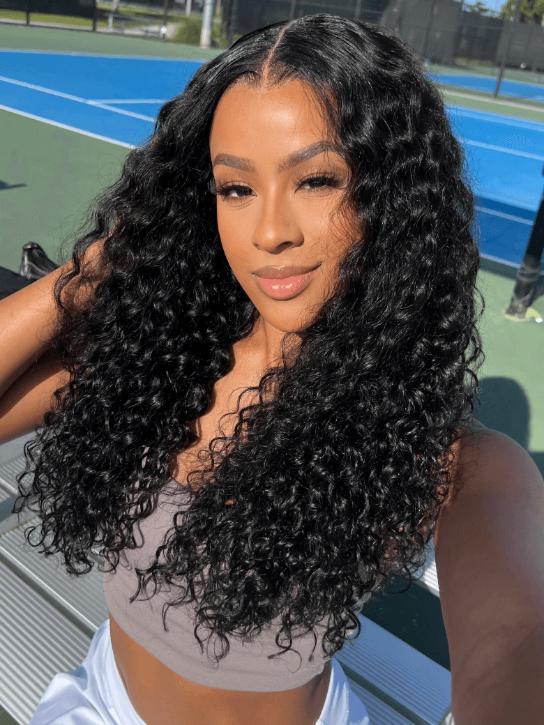 [Price Dropped]7x5 Bye Bye Knots Glueless Wig Quick Install Invisible Knots Lace Wig Bouncy 150% Density