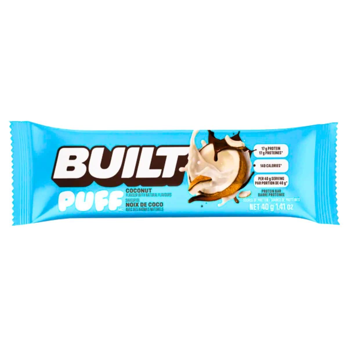 Built Bar Puffs Protein Bar Coconut, 40g