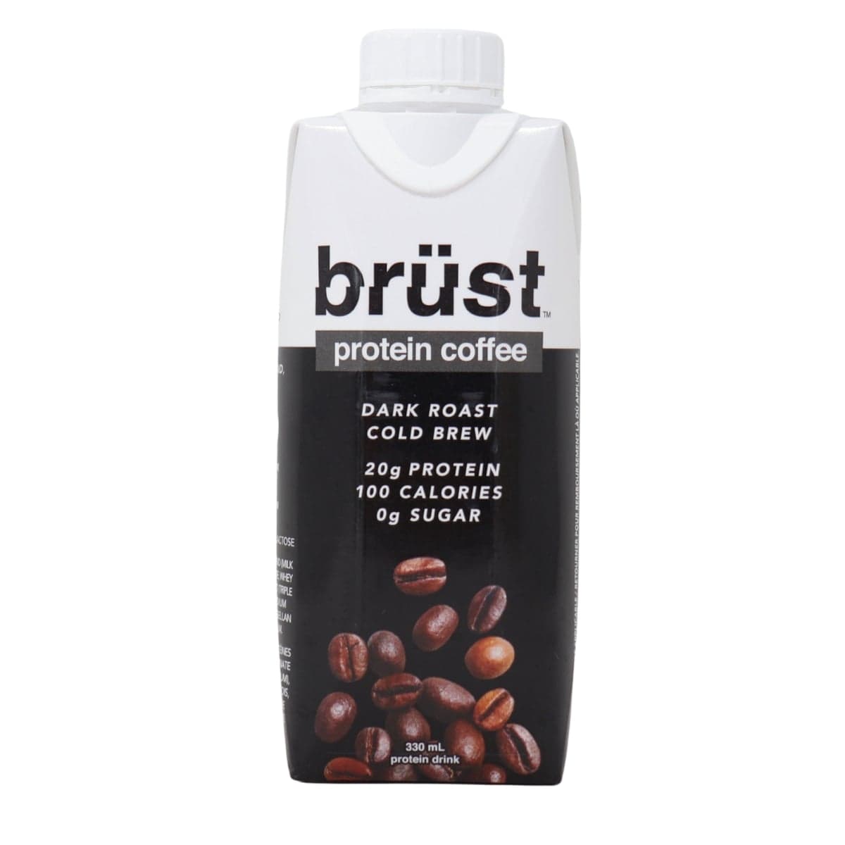 Brüst High-Protein Dark Roast Cold Brew, 330ml