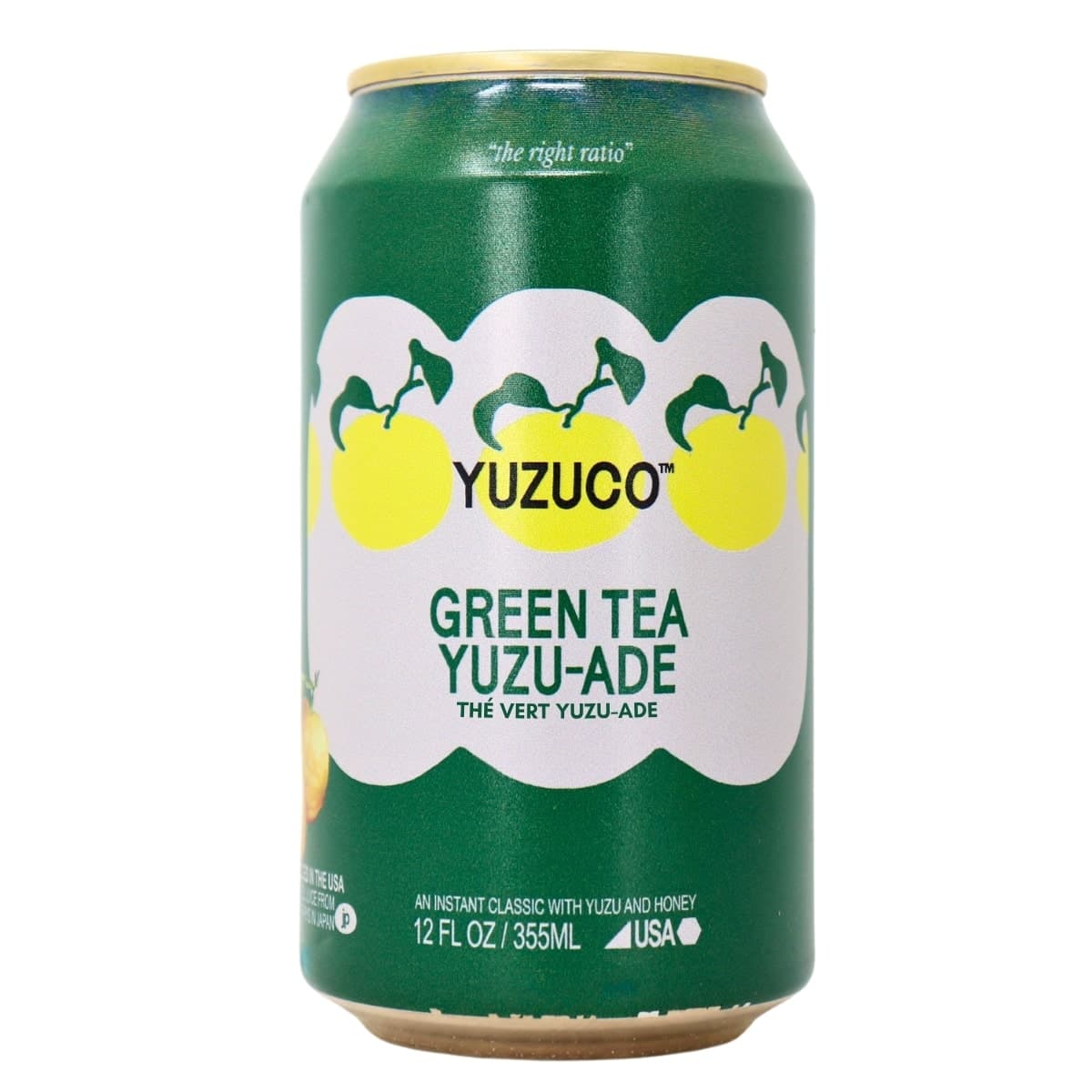 Yuzuco Green Tea Yuzu-ade, 355 mL