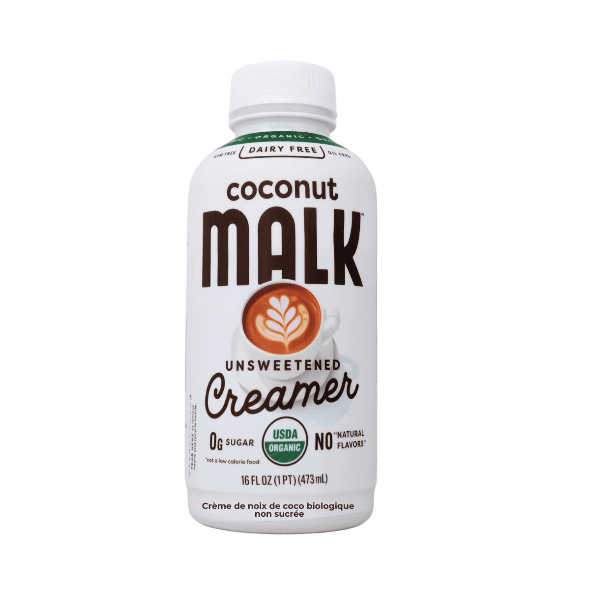 Malk Organic Coconut Creamer Unsweetened, 473 mL