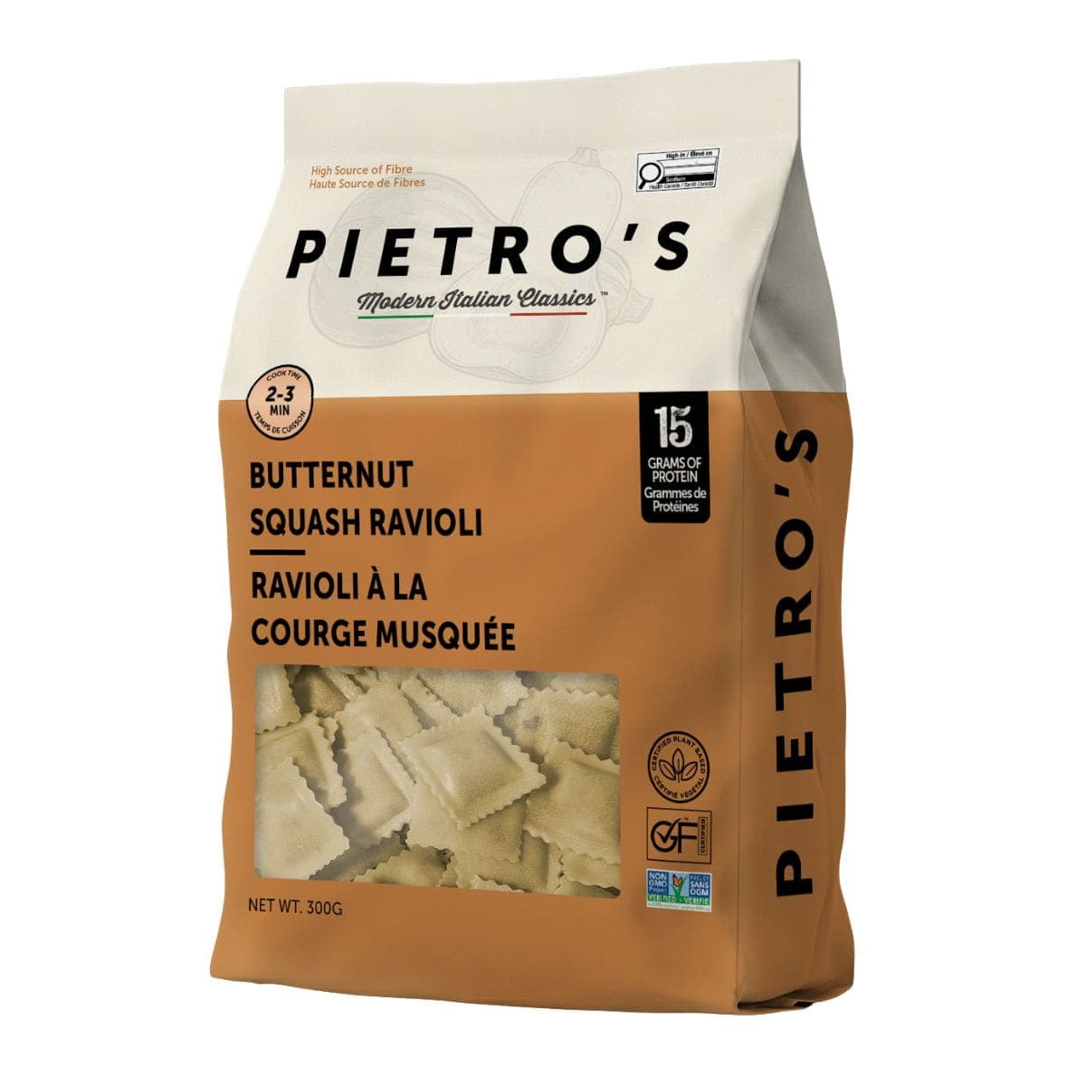 Pietro’s Gluten-Free Butternut Squash Ravioli, 300g