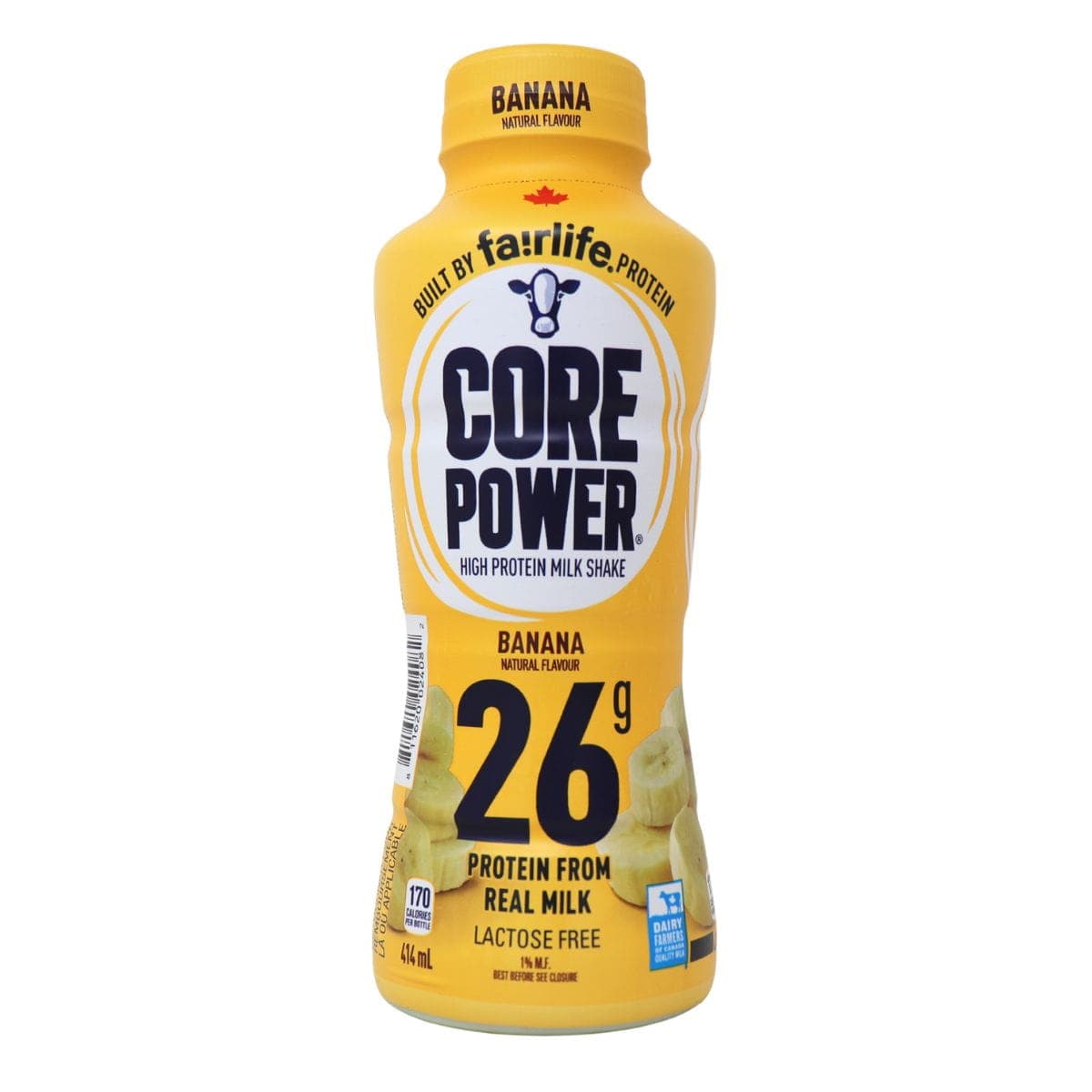 Fairlife Core Power High-Protein Milk Shake Banana, 414 mL