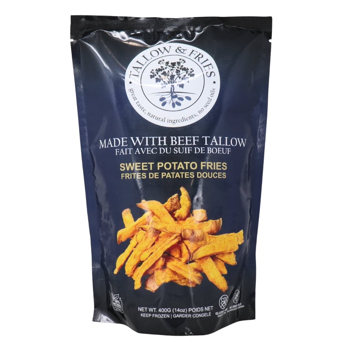 Tallow & Fries Beef Tallow Sweet Potato Fries, 400 g