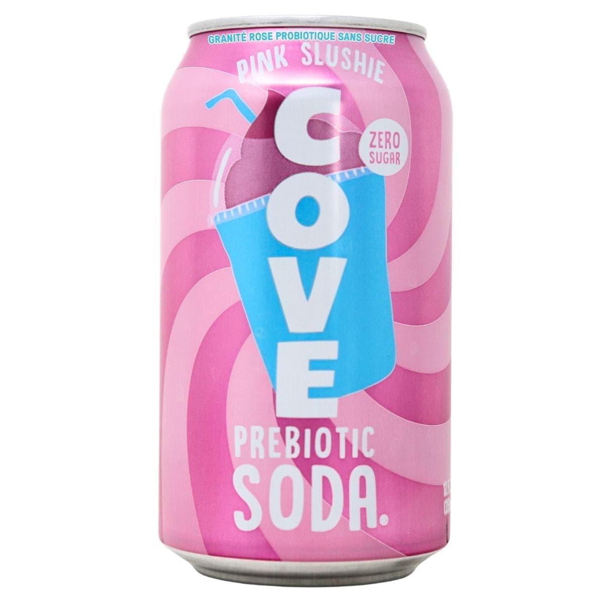 Cove Zero Sugar Probiotic Soda Pink Slushie, 355ml