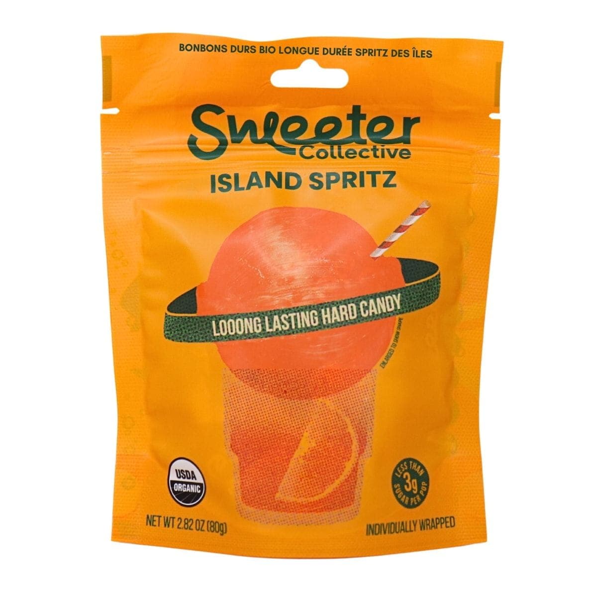 Sweeter Collective Organic Long Lasting Hard Candy Island Spritz, 80g