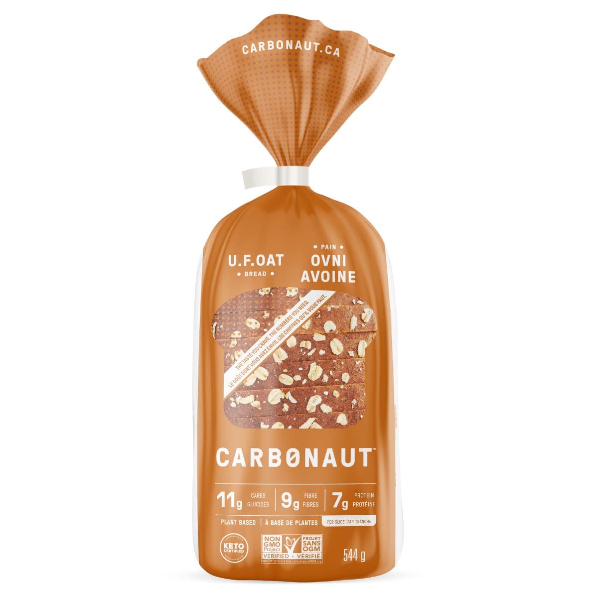 Carbonaut U.F.Oat Low Carb Bread, 544g