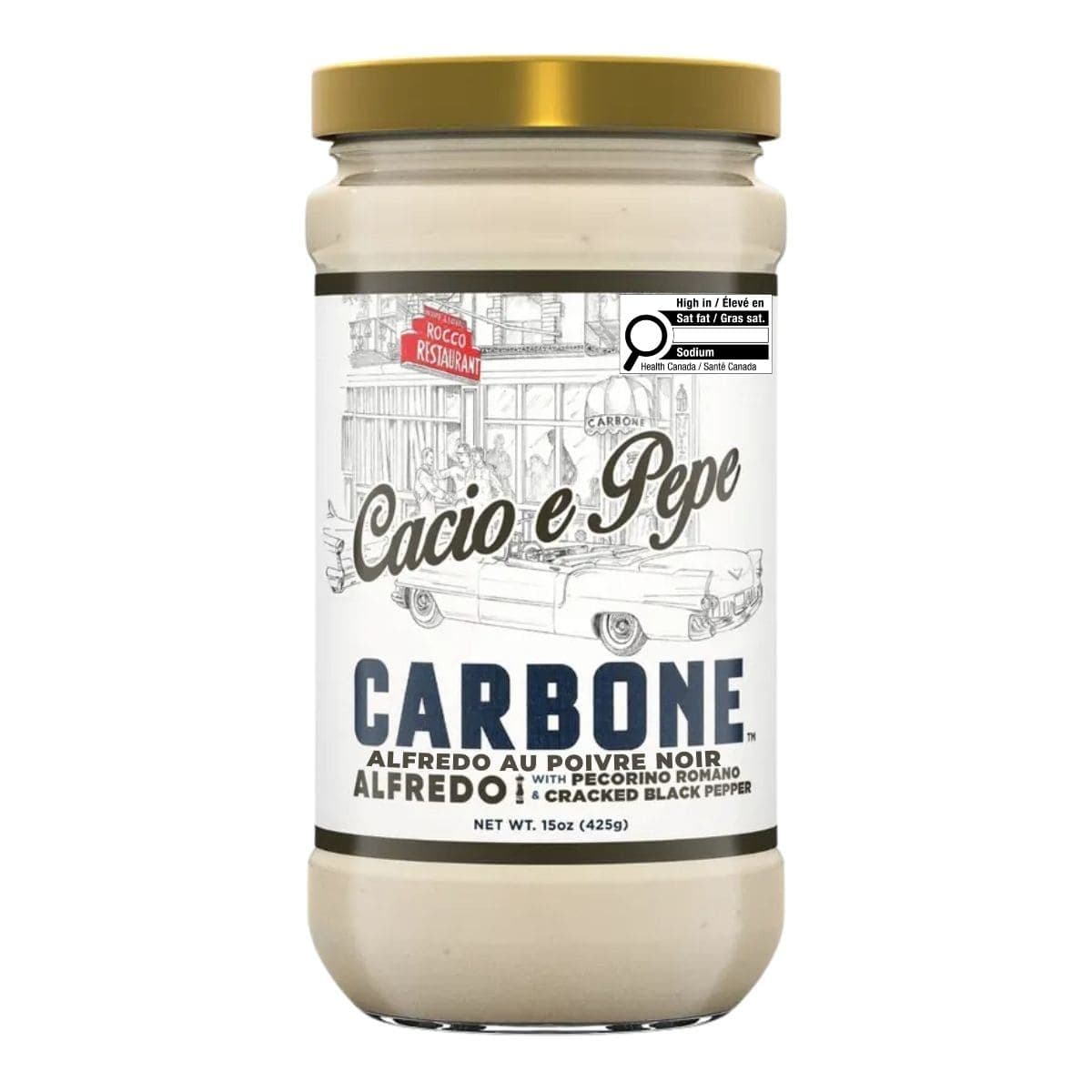 Carbone Alfredo Sauce Cacio E Pepe, 425 g