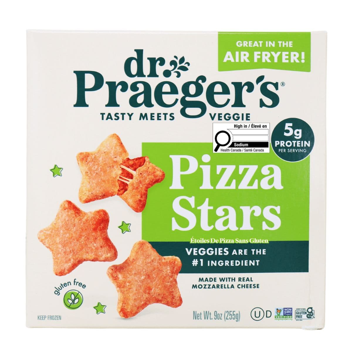 Dr. Praeger’s Gluten-Free Pizza Stars, 255g