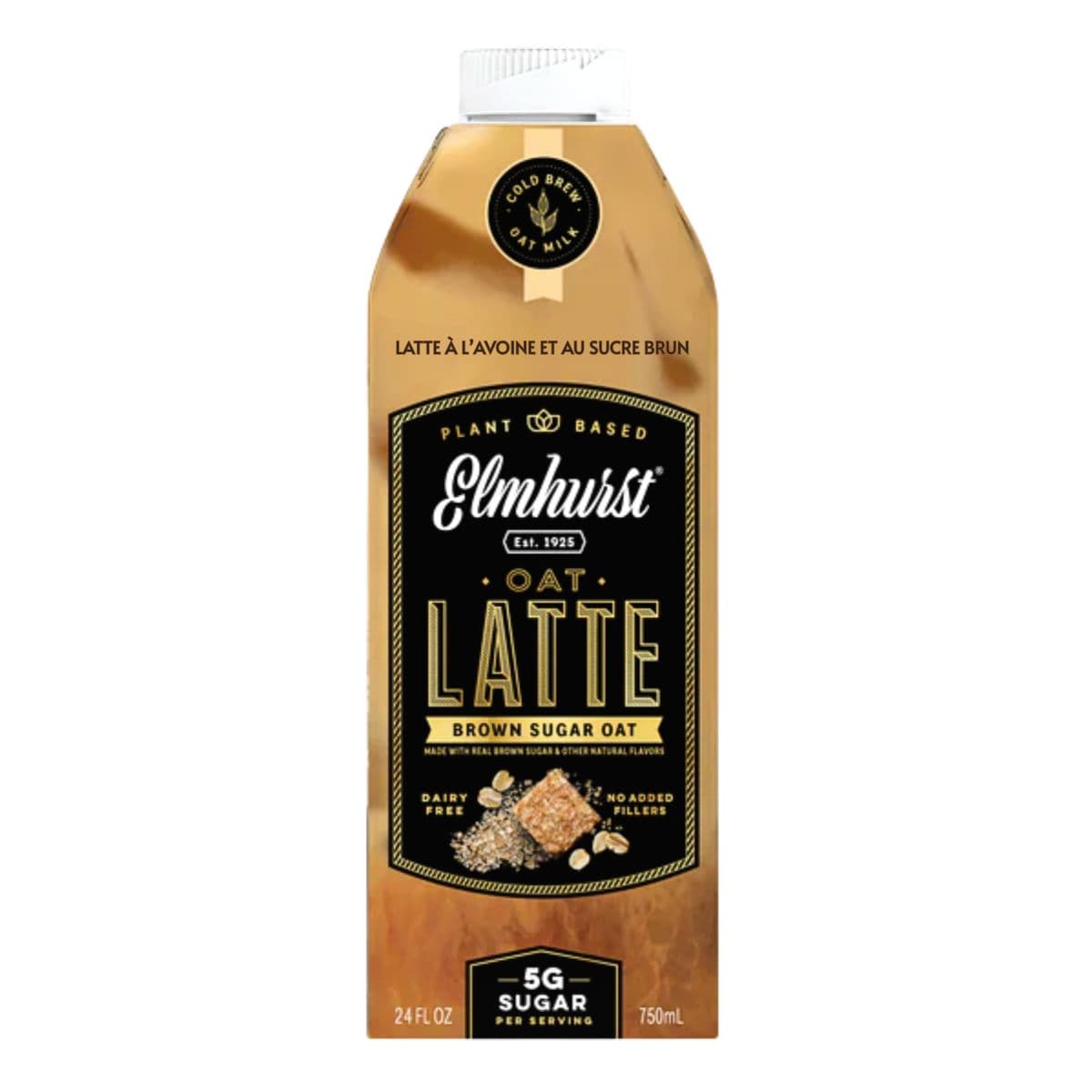 Elmhurst Brown Sugar Oat Latte, 750ml