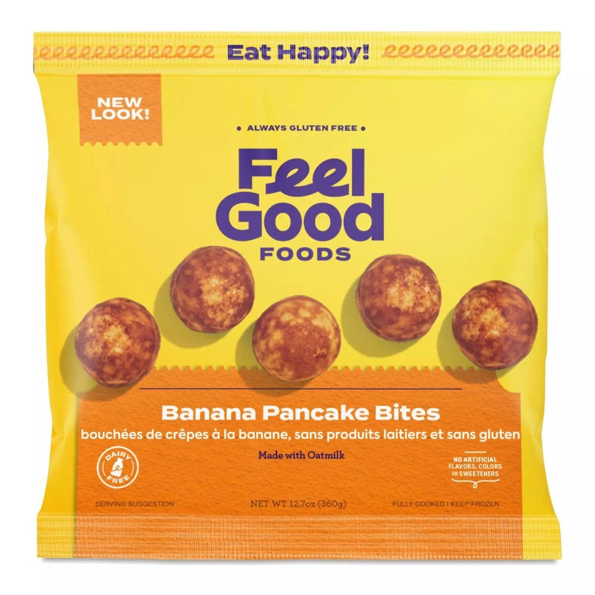 Feel Good Foods Gluten-Free Pancake Bites Banana, 360g