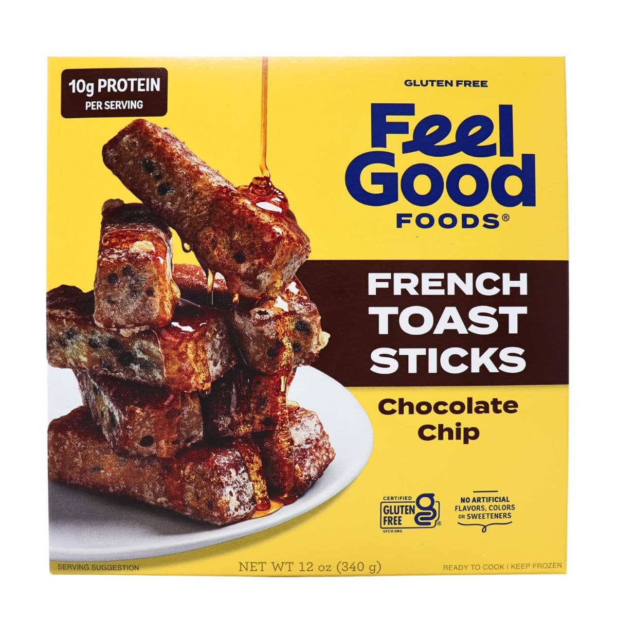 Feel Good Foods Gluten-Free French Toast Sticks Chocolate Chip, 340g