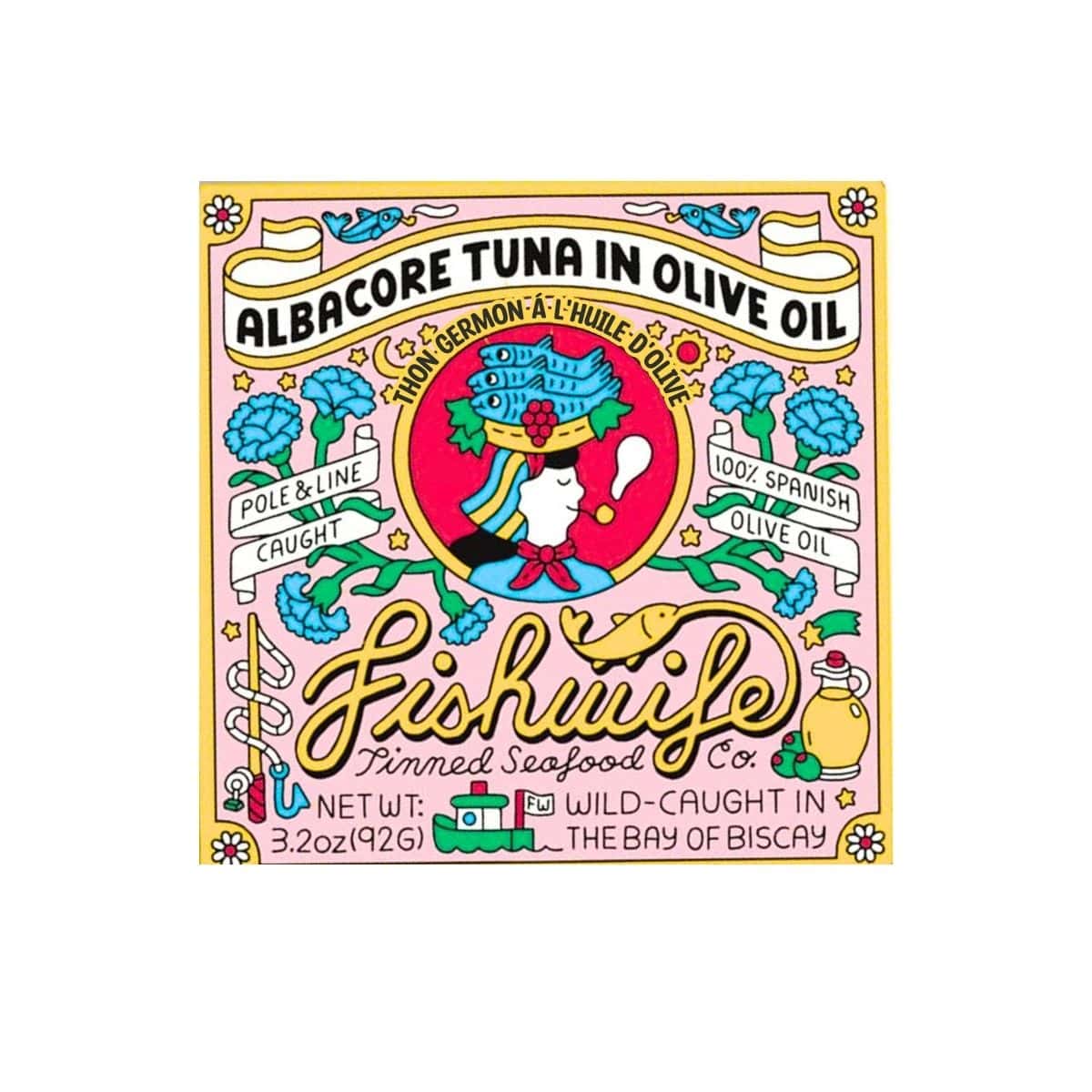 Fishwife Tinned Fish Albacore Tuna In Olive Oil, 92g