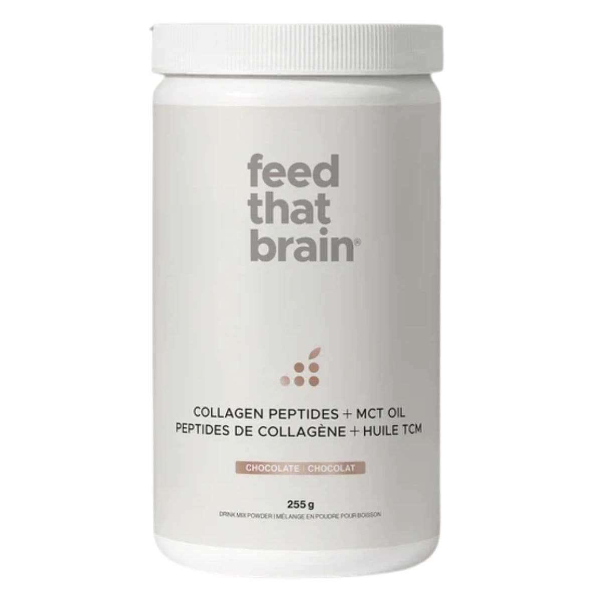 Feed That Brain Grass-Fed Collagen + MCT Oil Creamy Chocolate, 255g