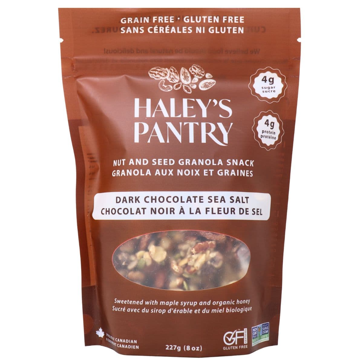 Haley’s Pantry Granola Dark Chocolate and Sea Salt, 227g