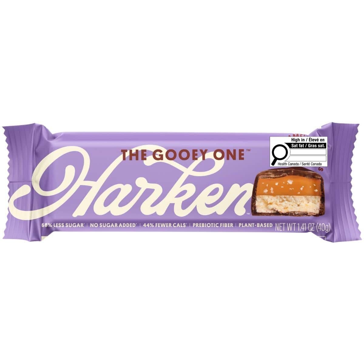 Harken Date Bars The Gooey One Salted Date Caramel Nougat, 40g
