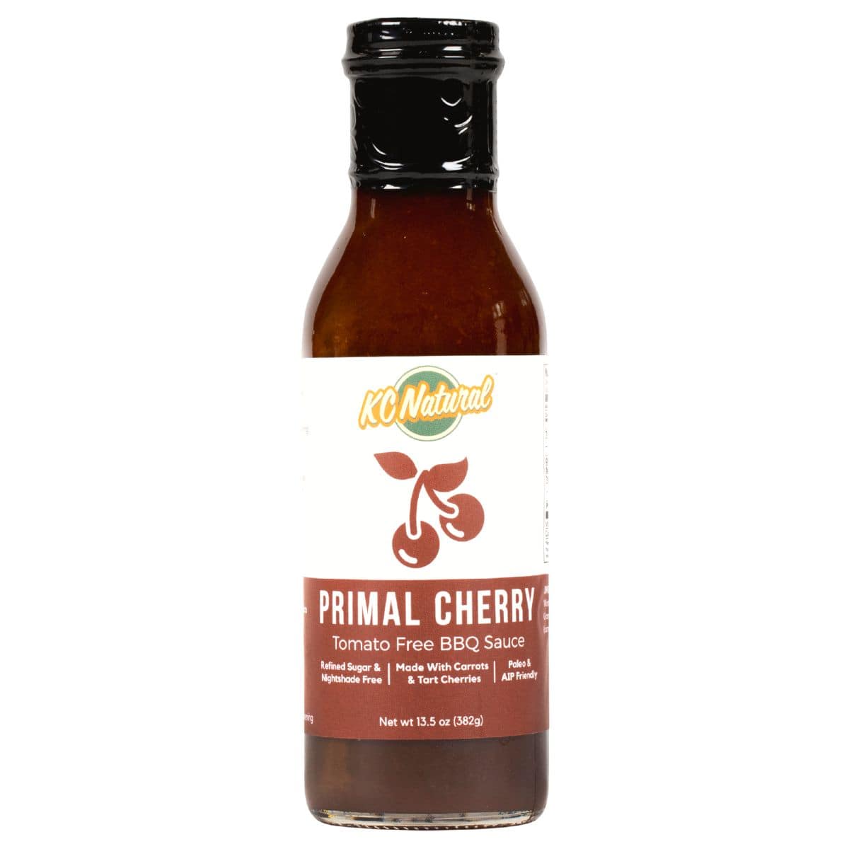 KC Natural Paleo & AIP Tomato-Free BBQ Sauce Primal Cherry, 382g
