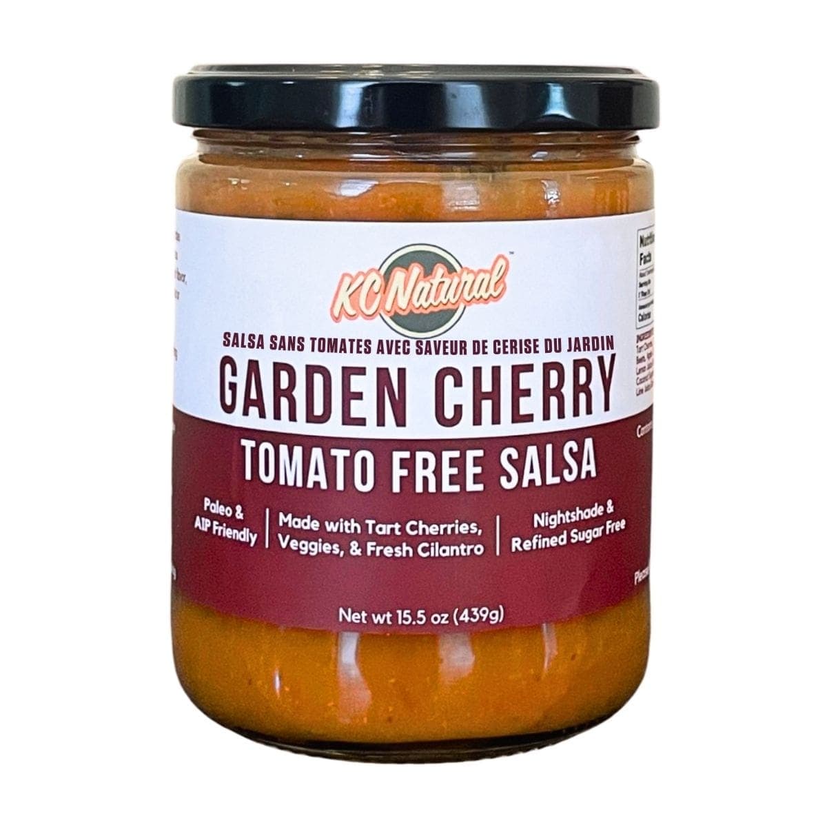 KC Natural Paleo & AIP Tomato-Free Salsa Garden Cherry, 439g