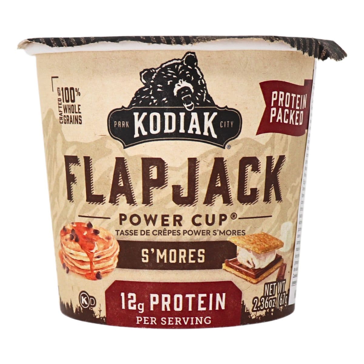 Kodiak Flapjack Power Cup S’mores, 67g