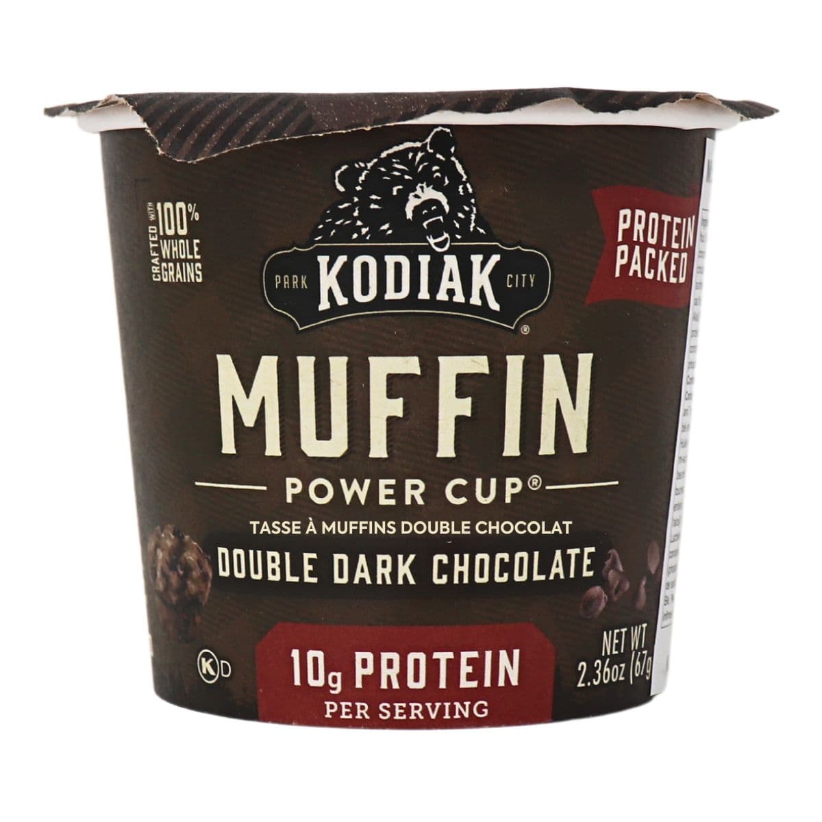 Kodiak Muffin Power Cup Double Dark Chocolate, 67g