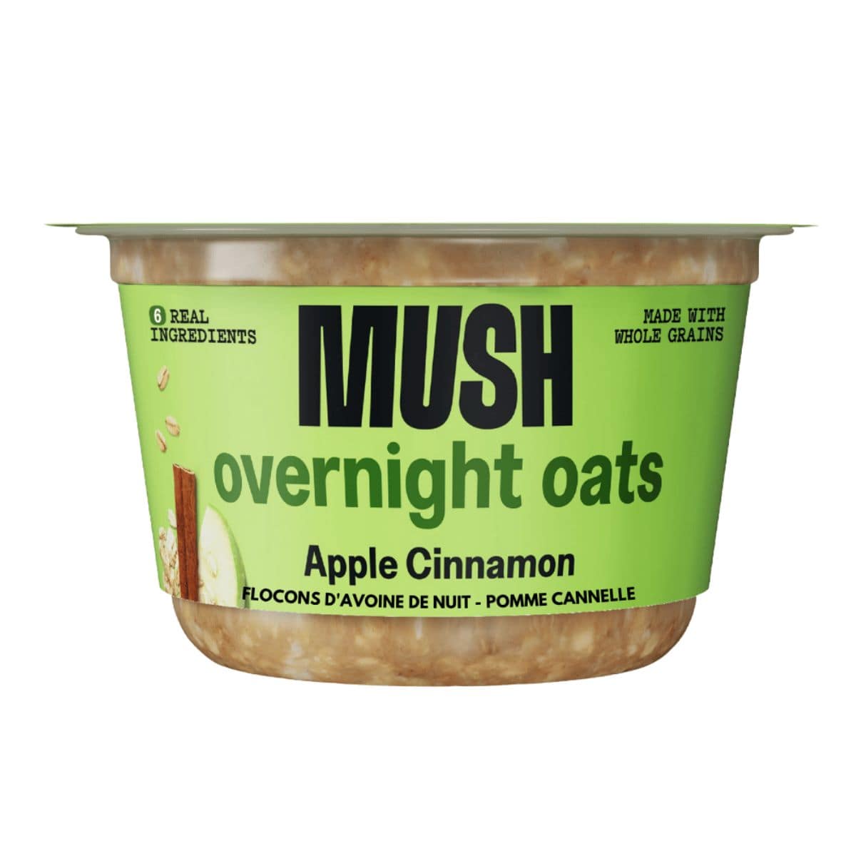 MUSH Overnight Oats Apple Cinnamon, 141g