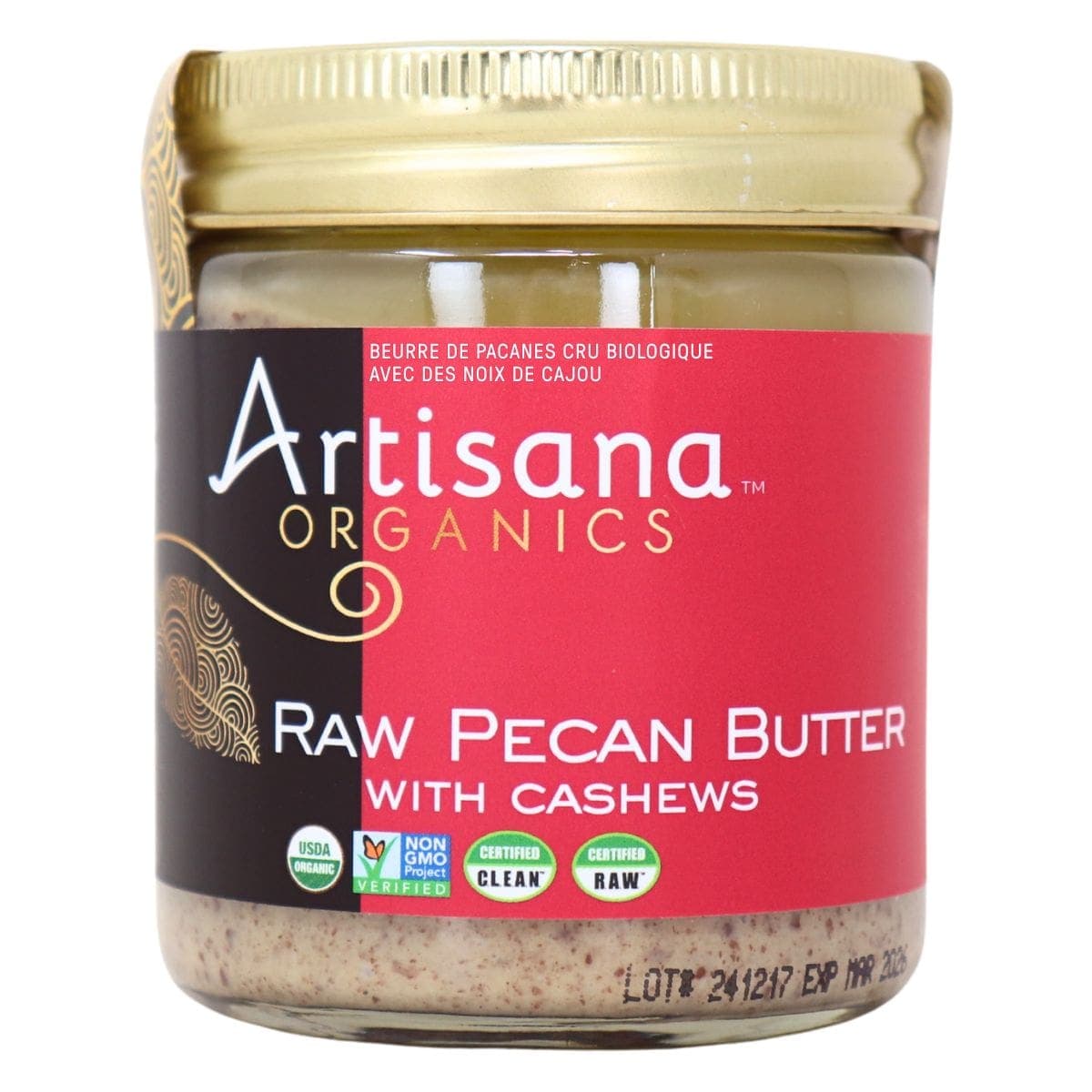 Artisana Organic Raw Pecan Butter With Cashews, 227g