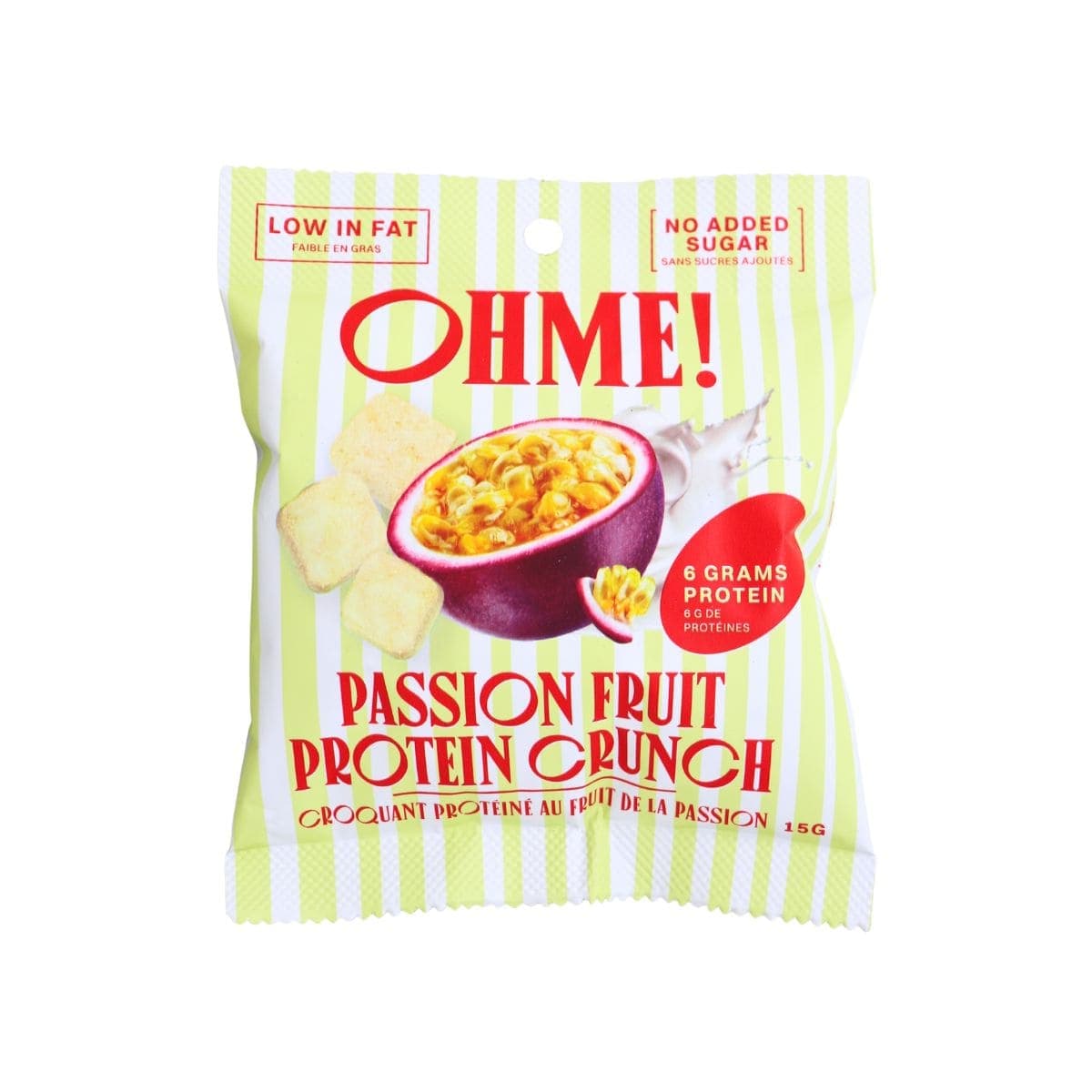 OHME! Freeze-Dried Passion Fruit Protein Crunch, 15g