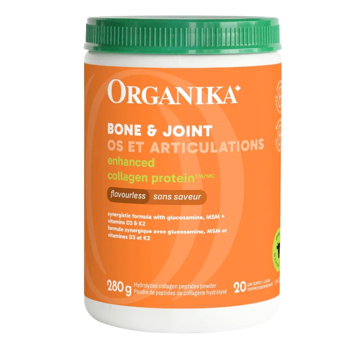 Organika Enhanced Collagen Protein Bone & Joint, 280g