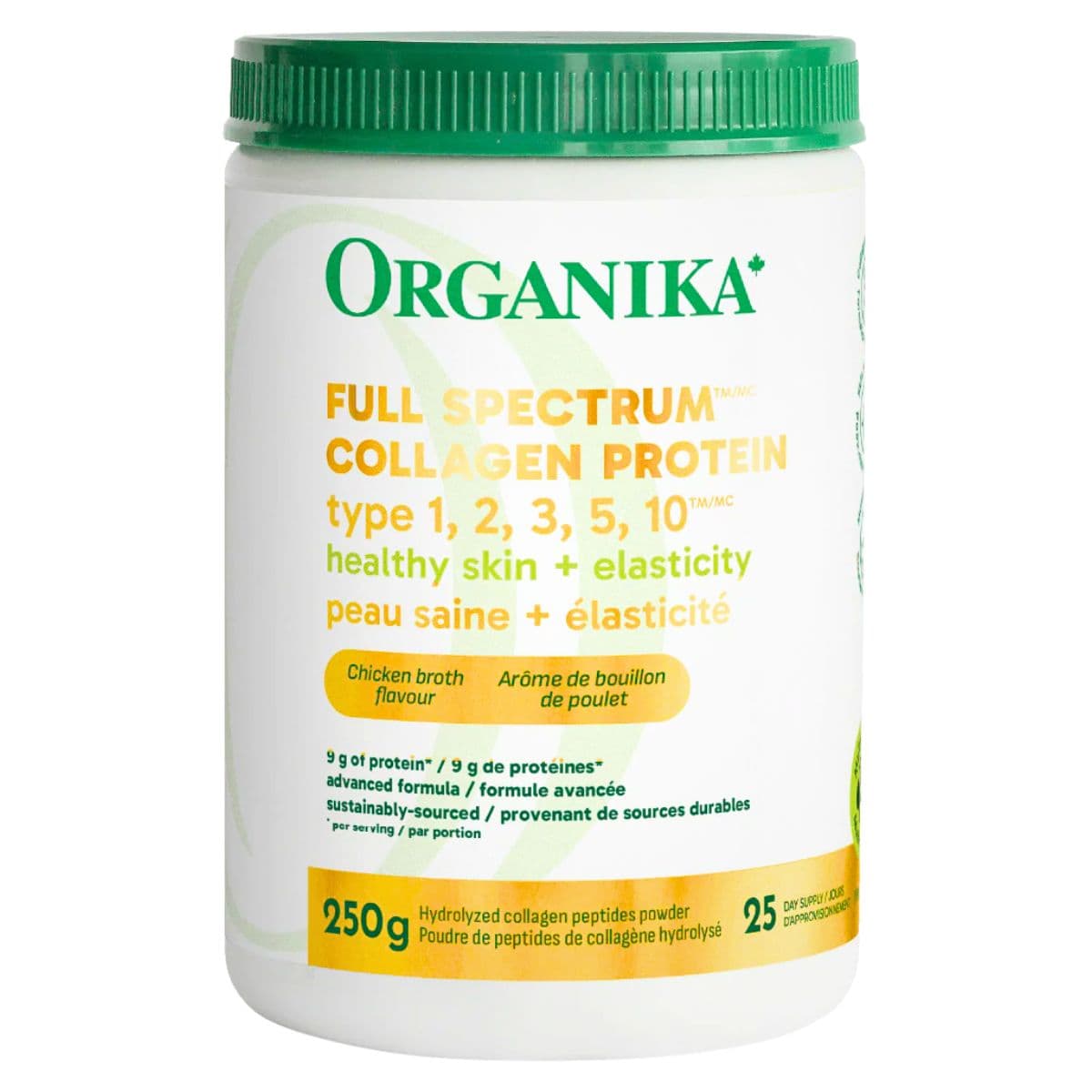 Organika Full-Spectrum Collagen Protein Type 1, 2, 3, 5 & 10, 250g