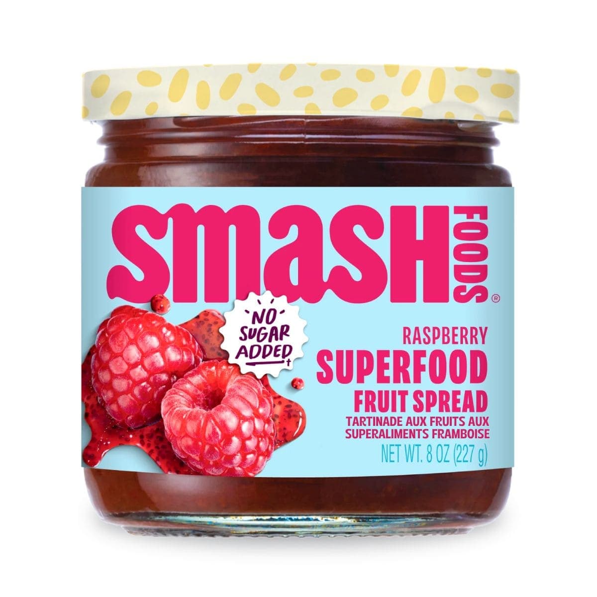 Chia Smash Superfood Fruit Spread Raspberry, 227 g