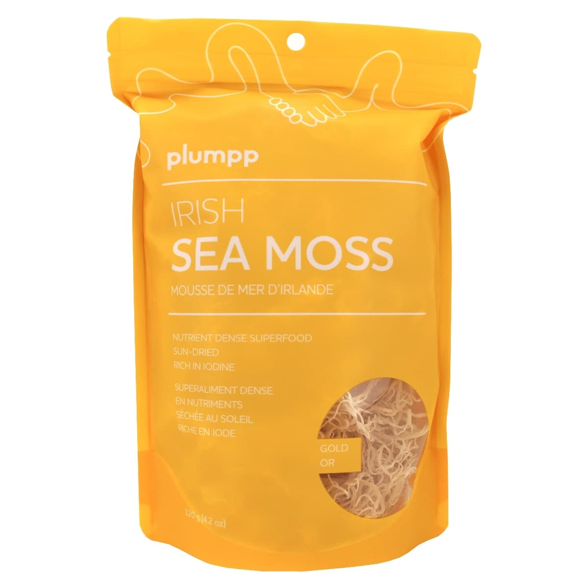 Plumpp Gold Irish Sea Moss, 120g