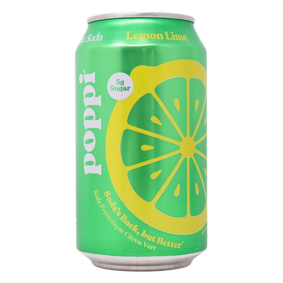 Poppi Prebiotic Soda Lemon Lime, 355ml