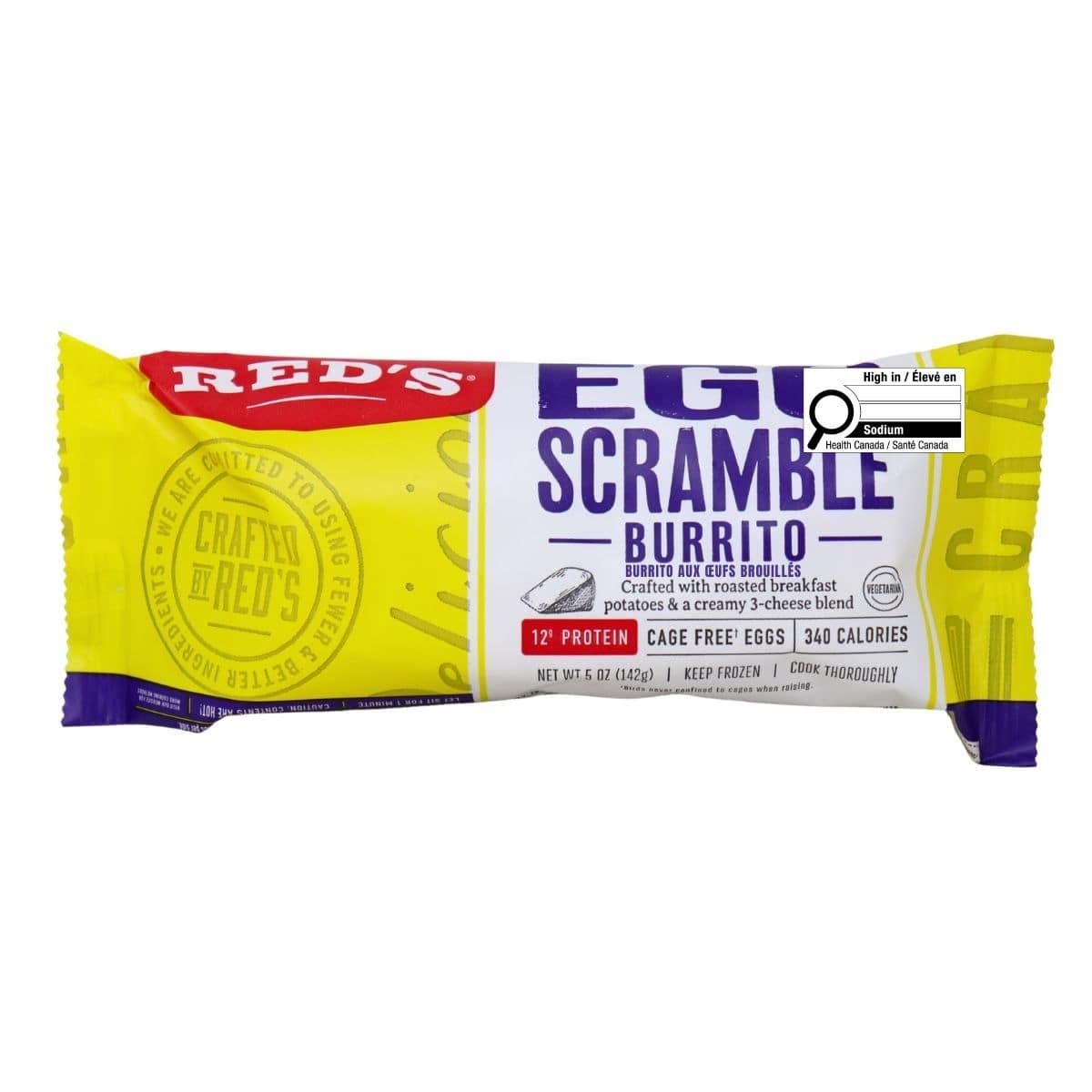 Red’s Egg Scramble Burrito Potato & 5 Cheese, 142 g