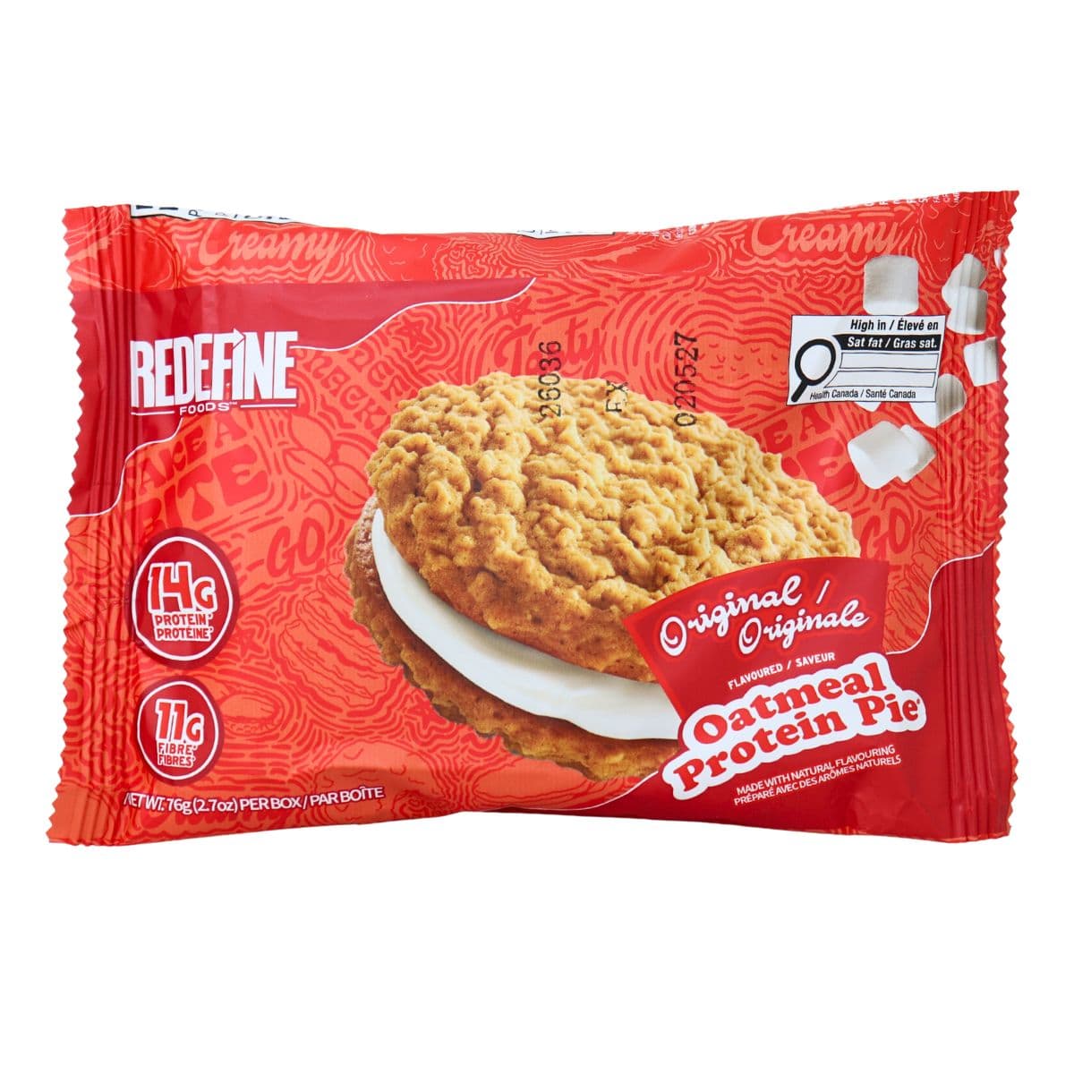 Redefine Foods Oatmeal Protein Pie, 76 g